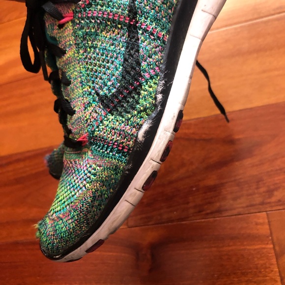 NIKE - Free Flyknit 5.0 TR Training Shoe (Size 6) - Picture 7 of 8